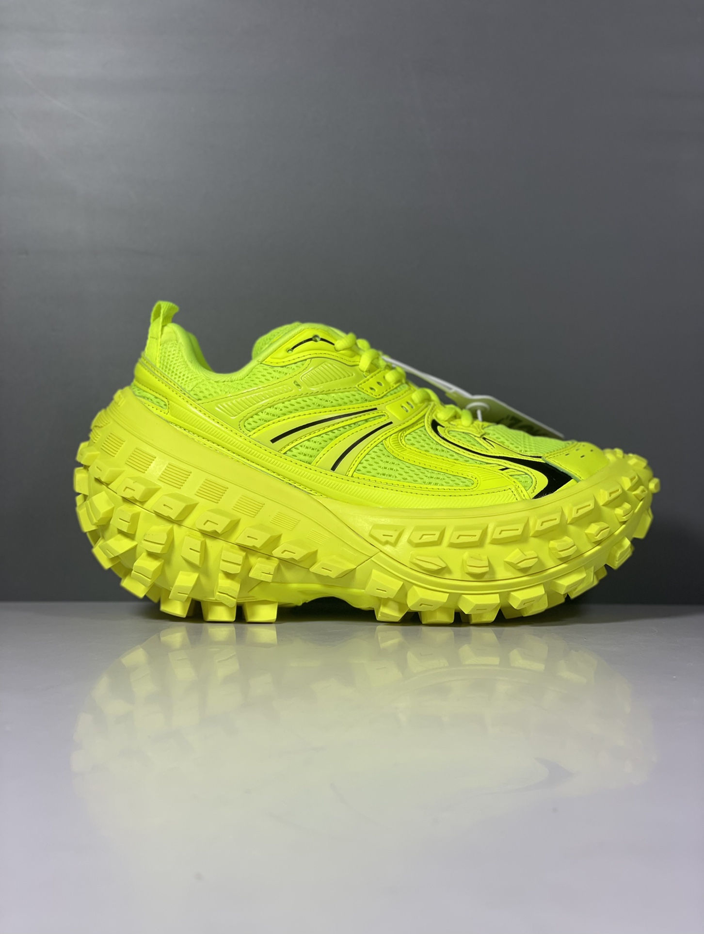 Balenciaga Defender Platform Sneakers Fruit Green