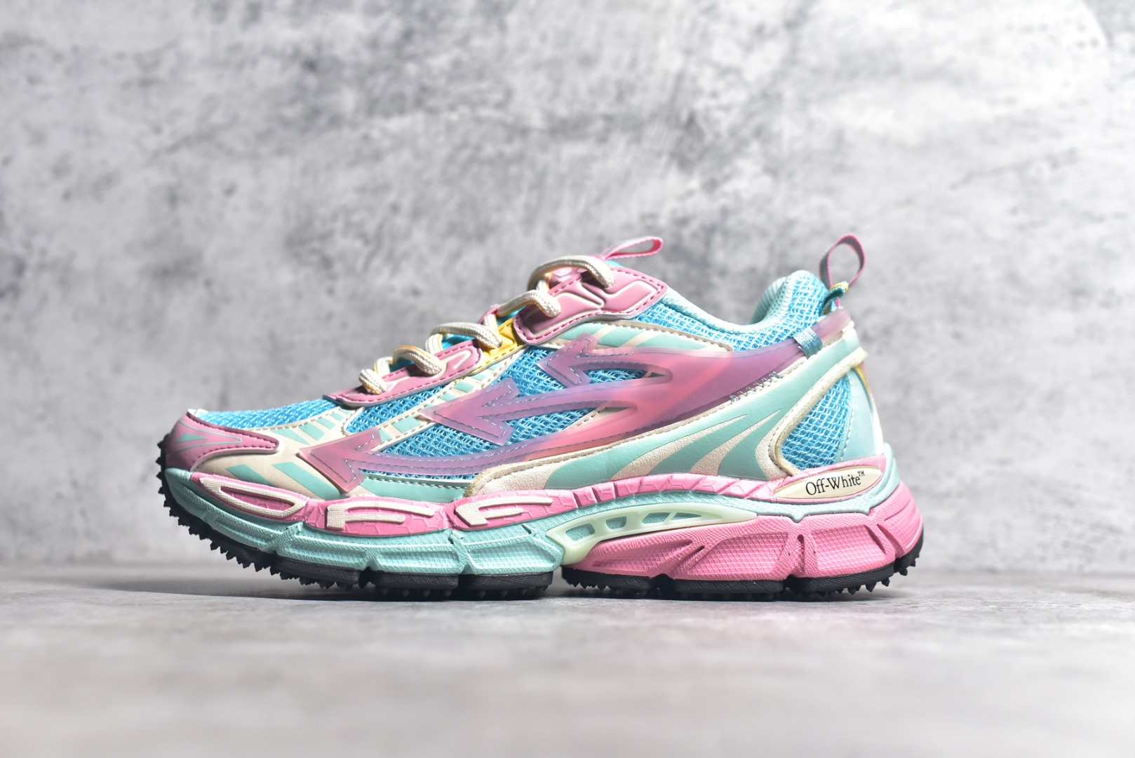 Off-White CO 3D Print Running Shoes Multicolor