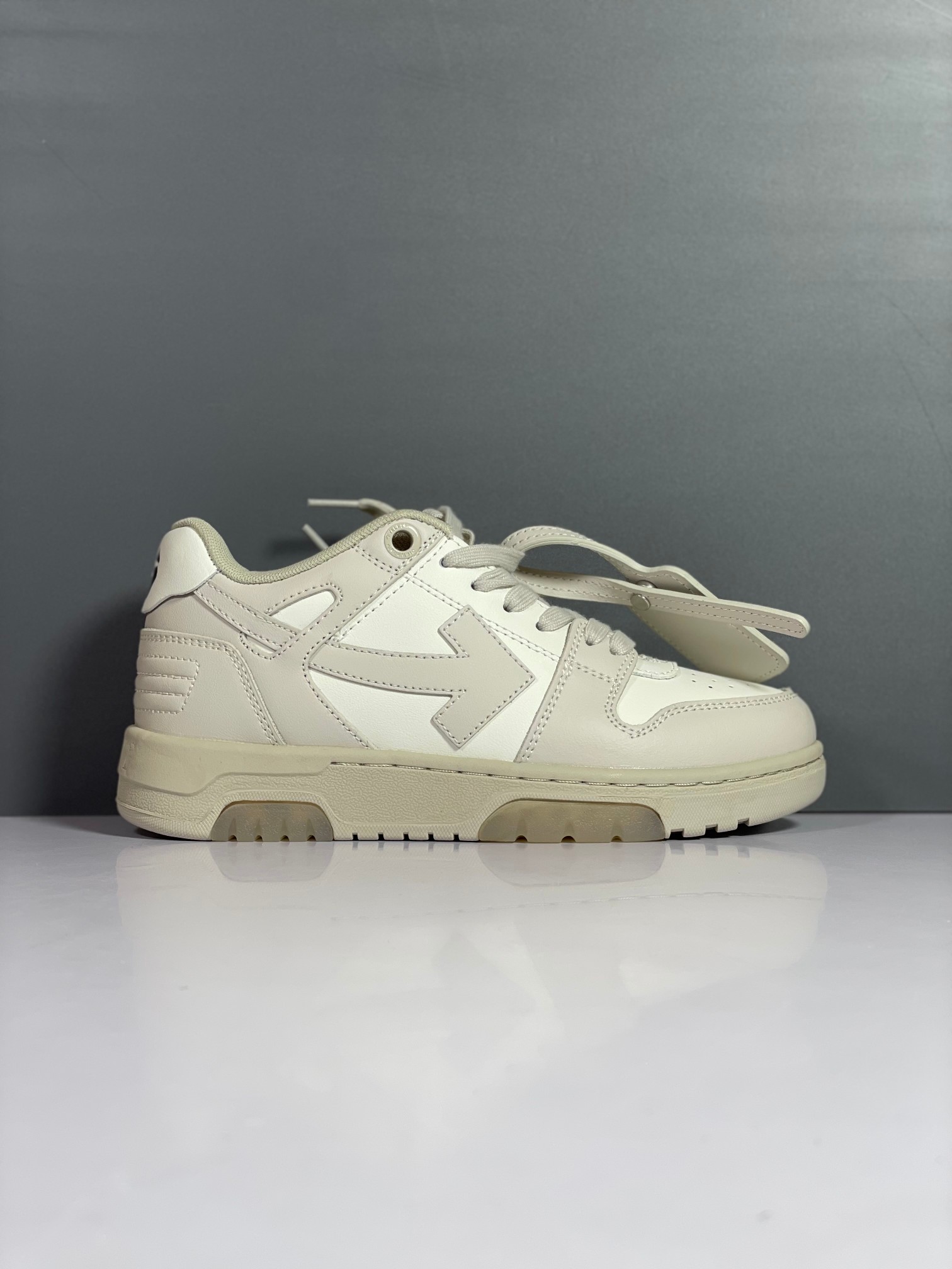 Off-White Out Of Office Low Sneakers Beige