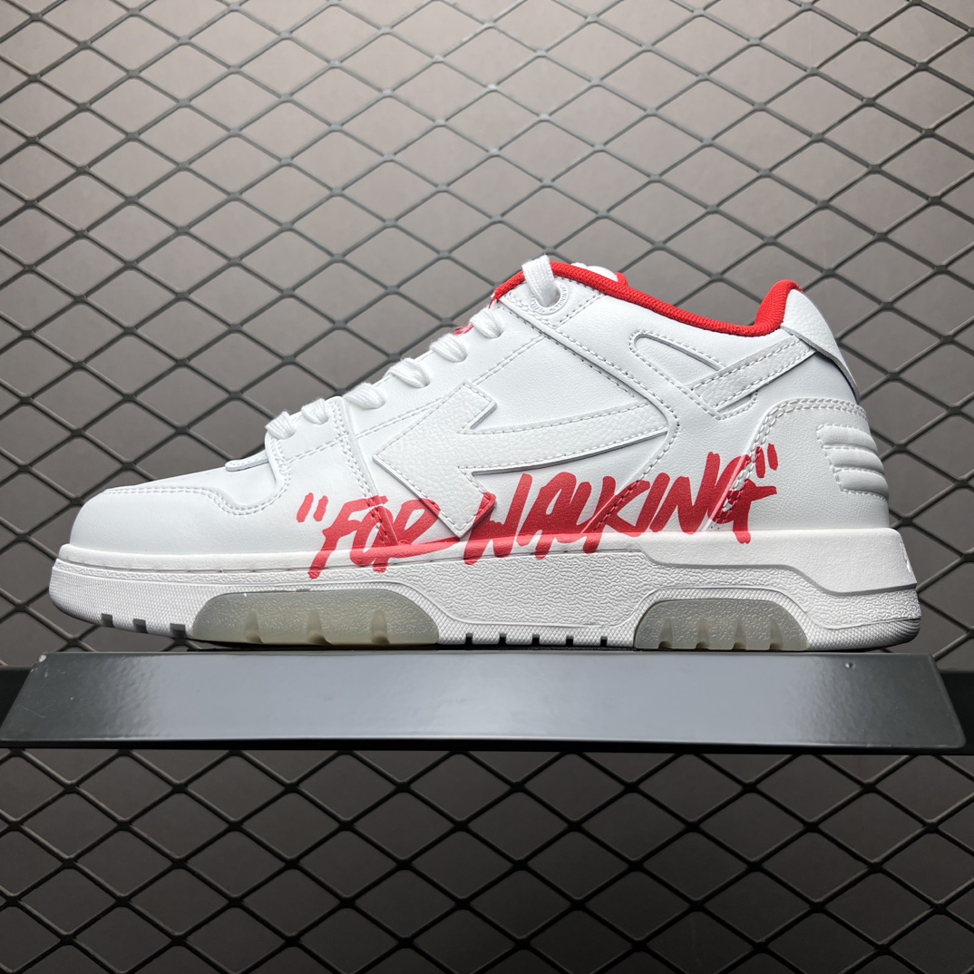 Off-White Out of Office Low Sneakers White Red
