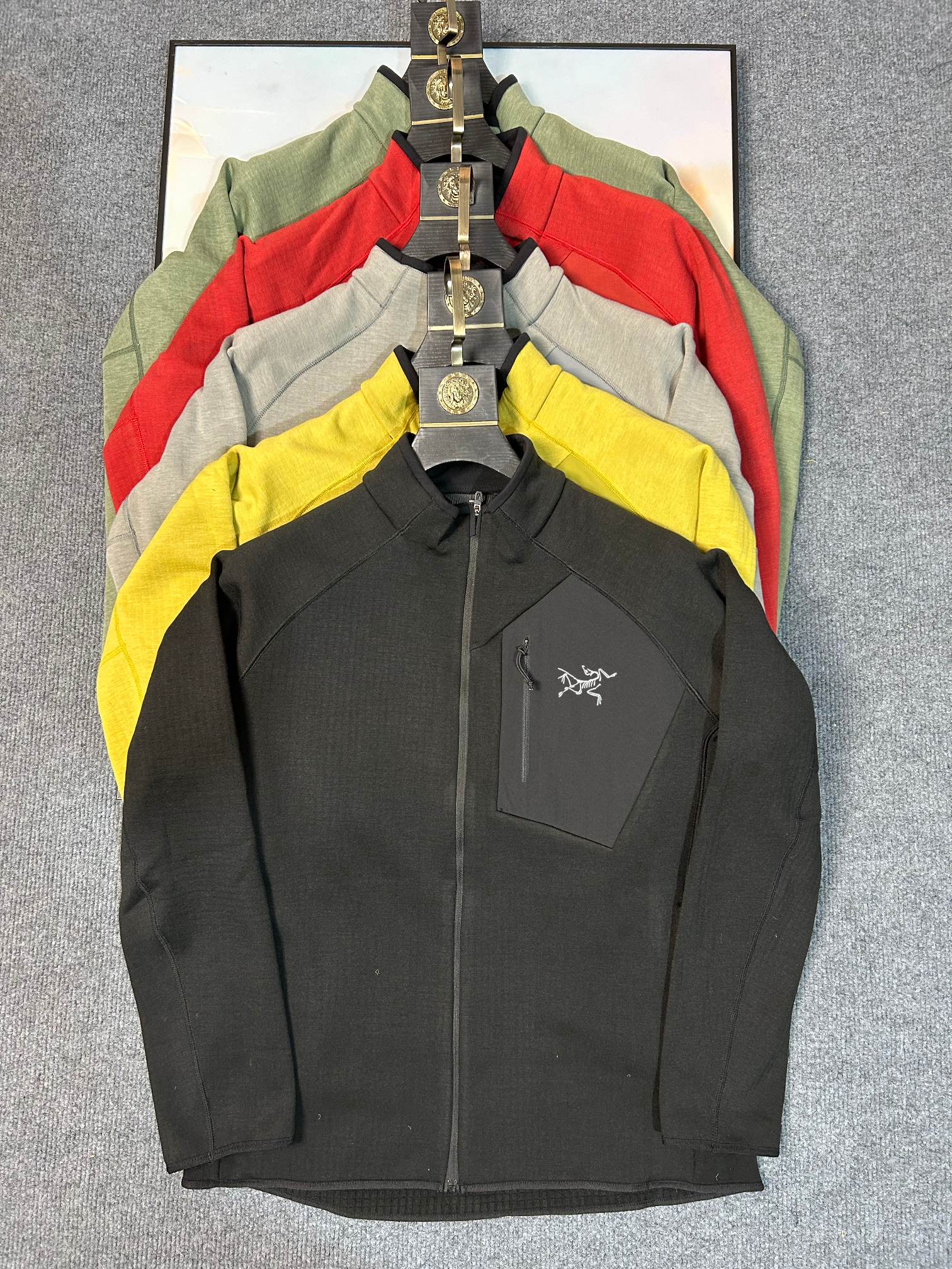 Arc'teryx Full-Zip Fleece Jacket Black