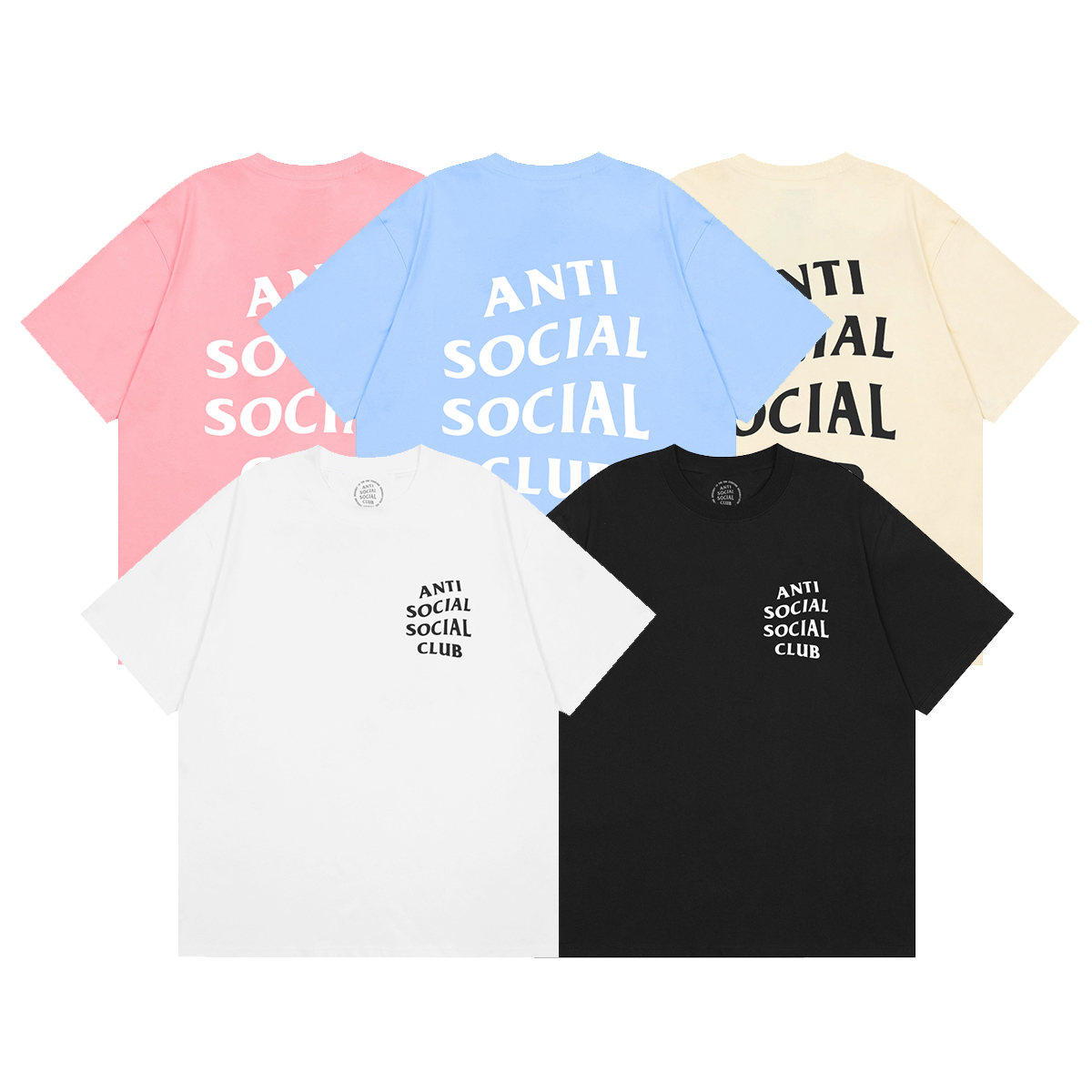 Anti Social Social Club Logo Tee Multicolor