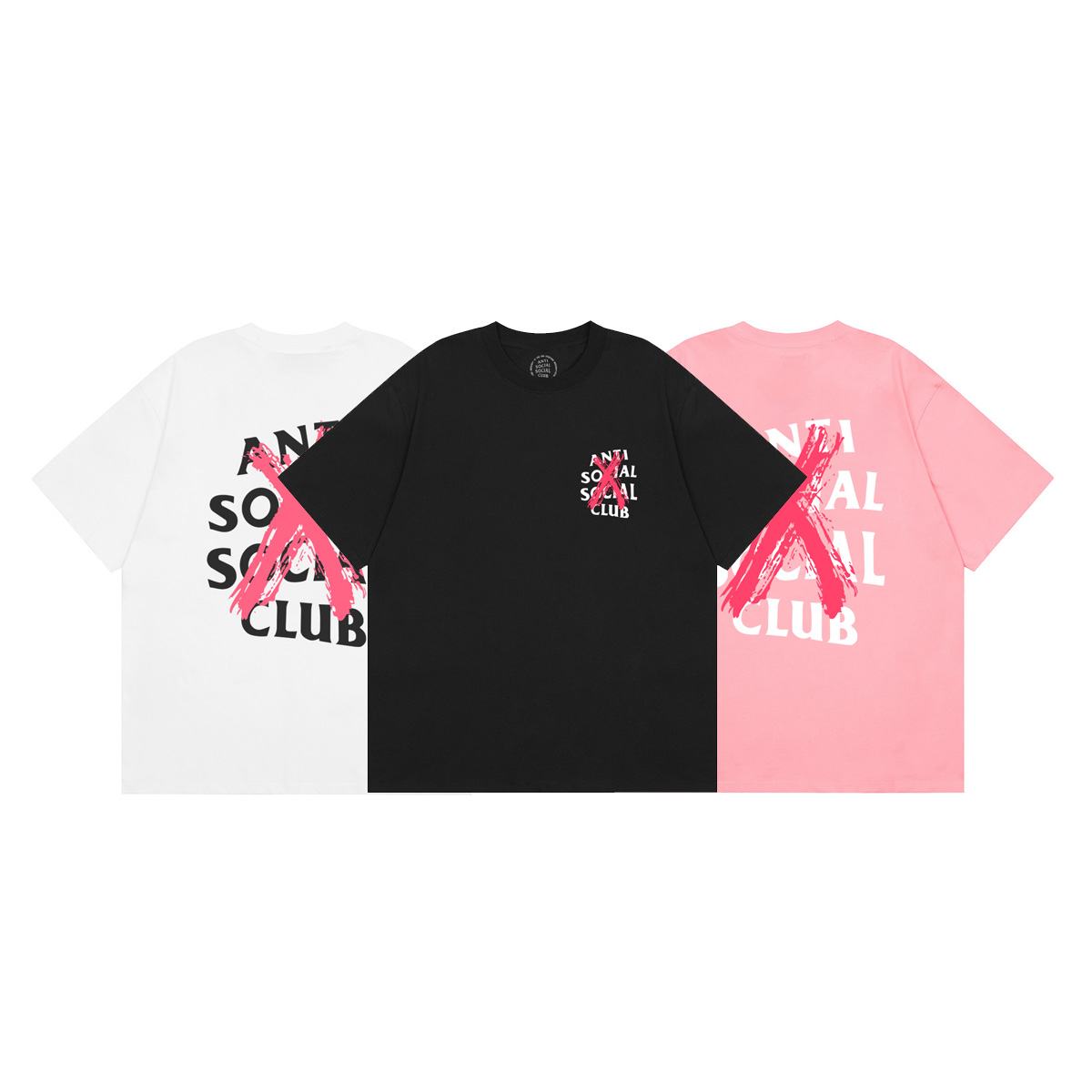 Anti Social Social Club X Print Tee Multicolor