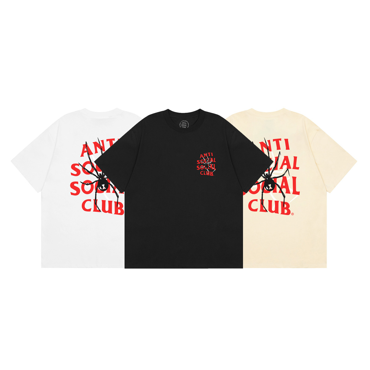Anti Social Social Club Rainbow Logo Tee Multi-Color