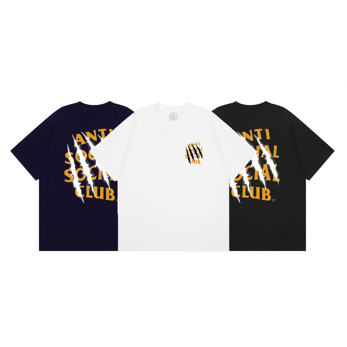Anti Social Social Club Claw Print Tee Multicolor