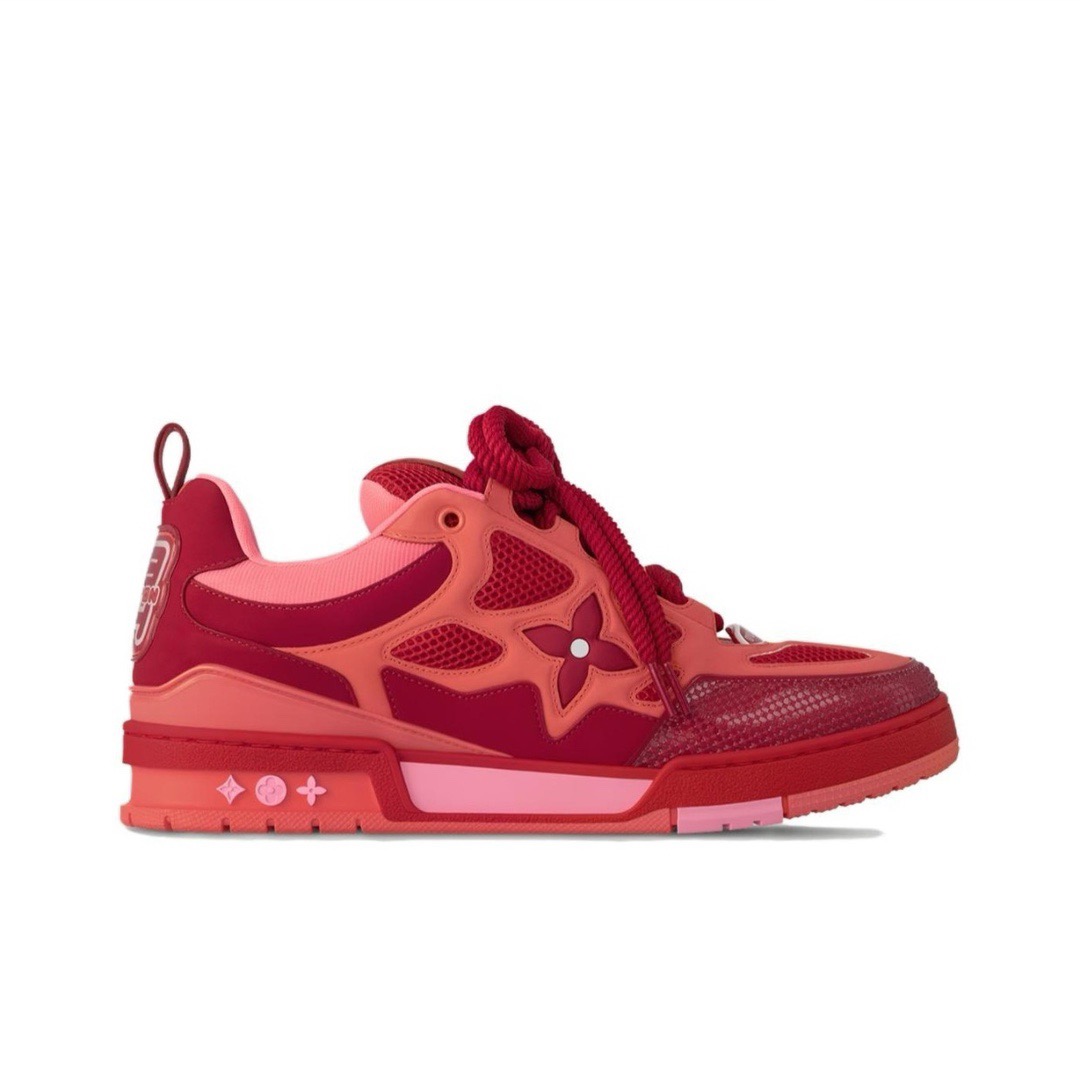 Louis Vuitton LV Skate Chunky Sneakers Red