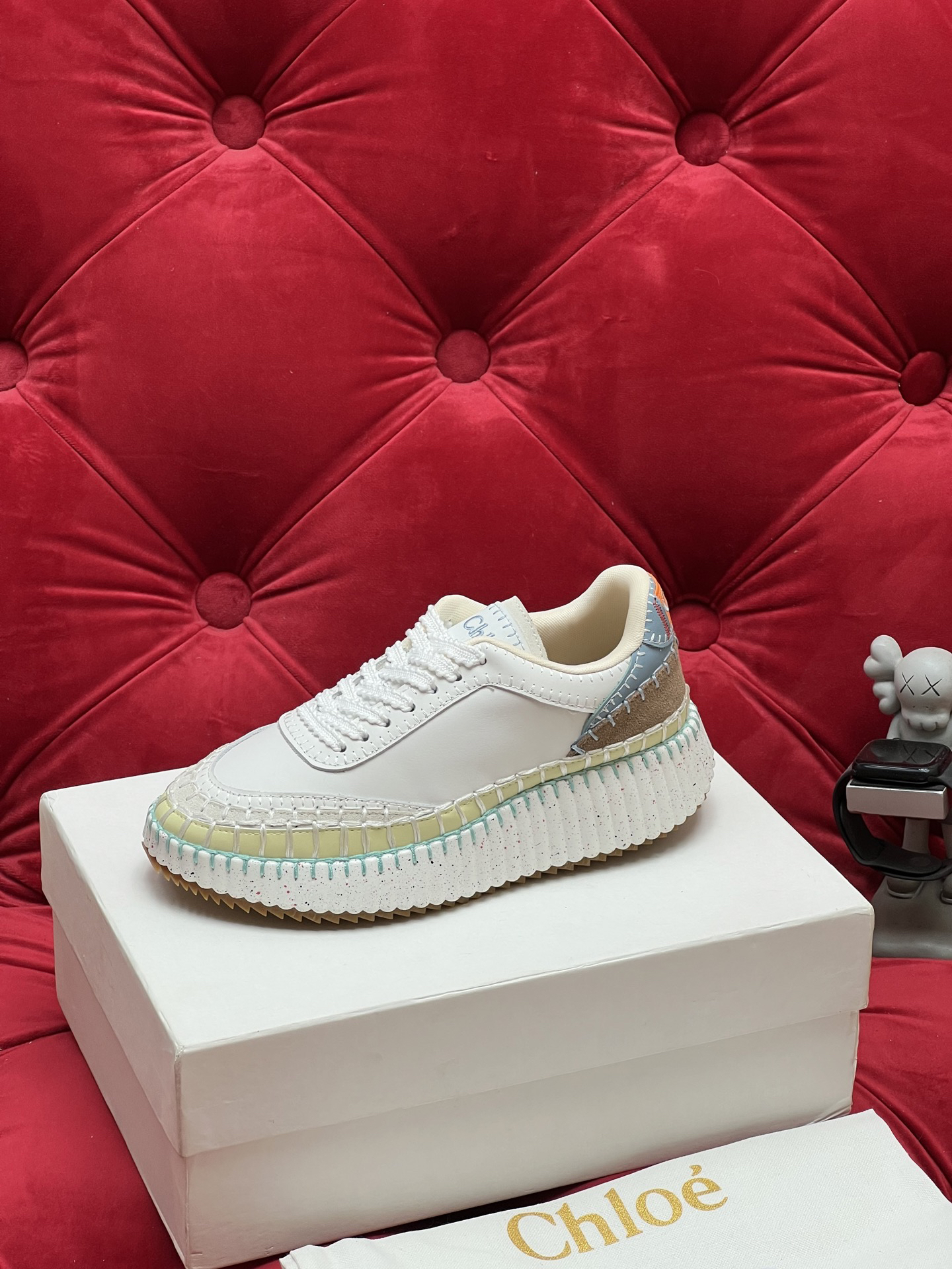 Chloe Platform Casual Sneakers Multicolor