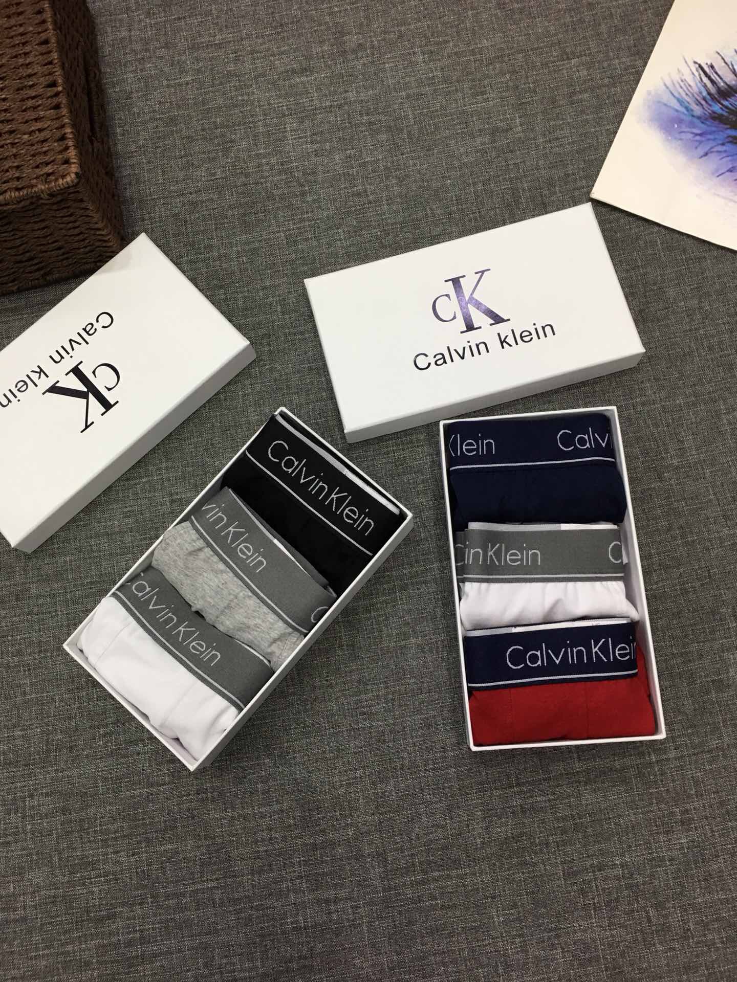 Calvin Klein 3-Pack Boxer Briefs Multicolor