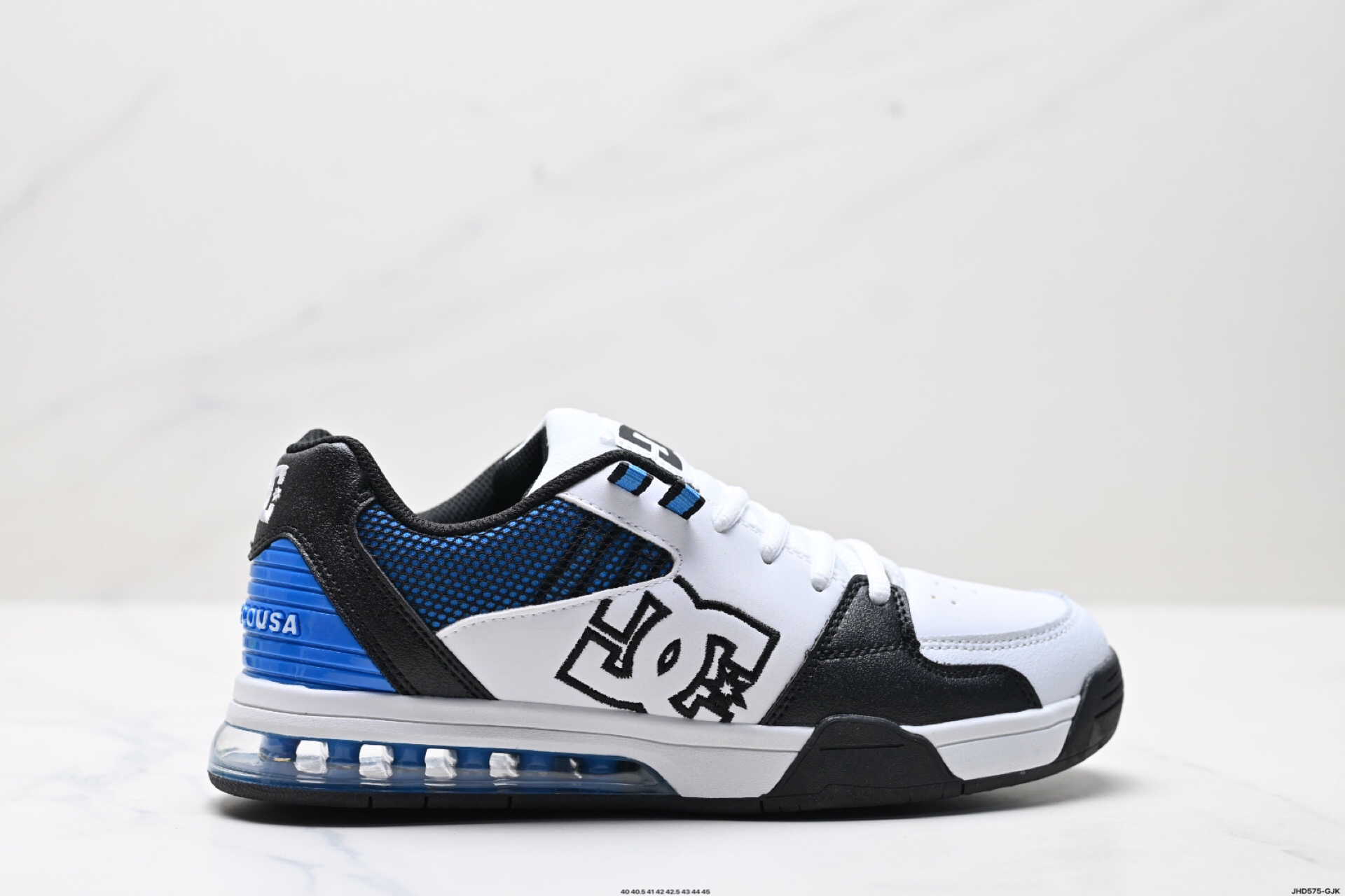 DC Shoes Versatile Low Air Sneaker White/Black/Blue
