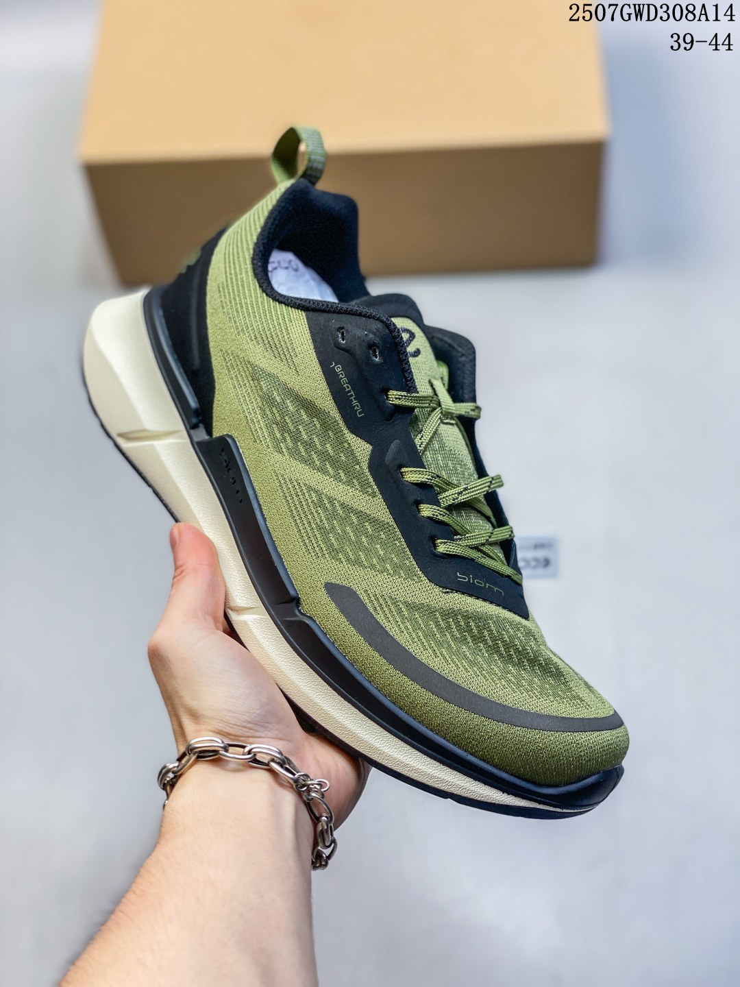 ECCO Biom 2.2 Walking Running Shoes Olive Green