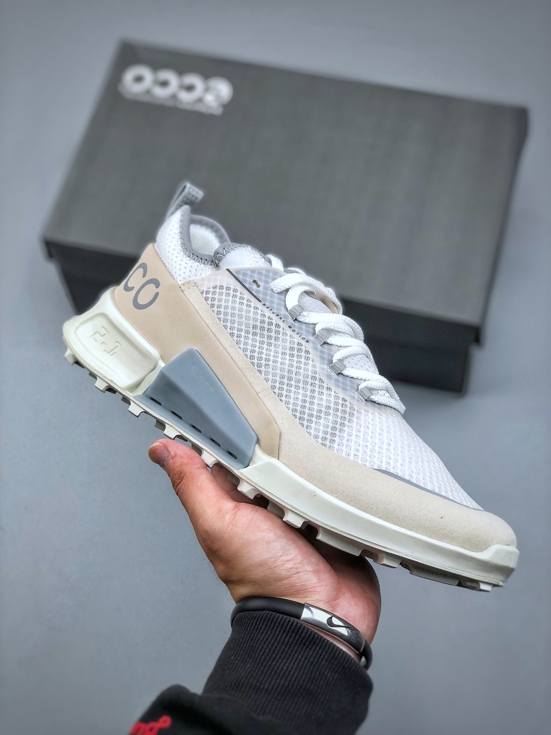 ECCO BIOM C25 Running Shoes White/Beige