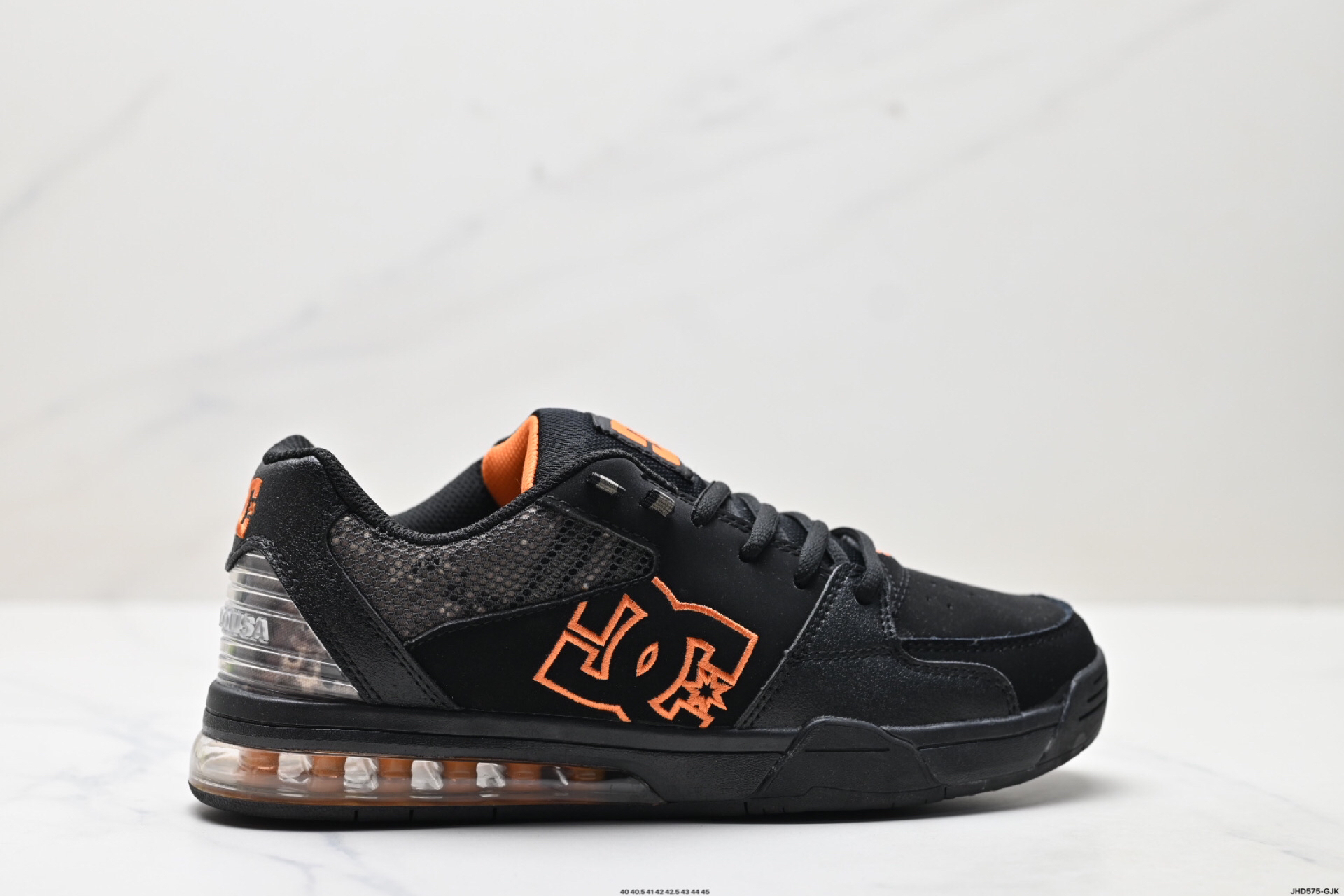 DC Shoes Versatile Air Low-Top Sneakers Black/Orange