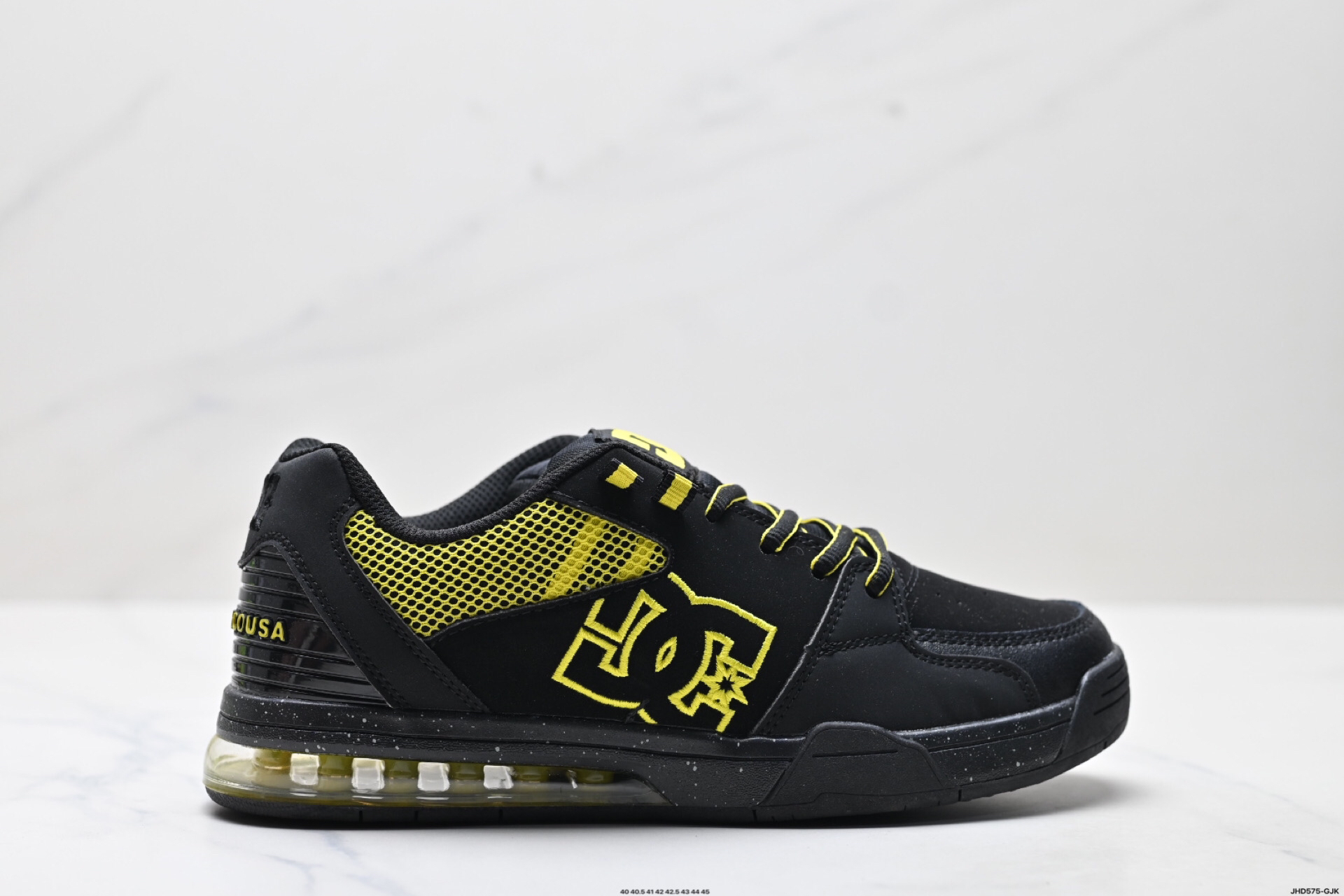 DC Shoes Air Cushion Sneaker Black/Yellow