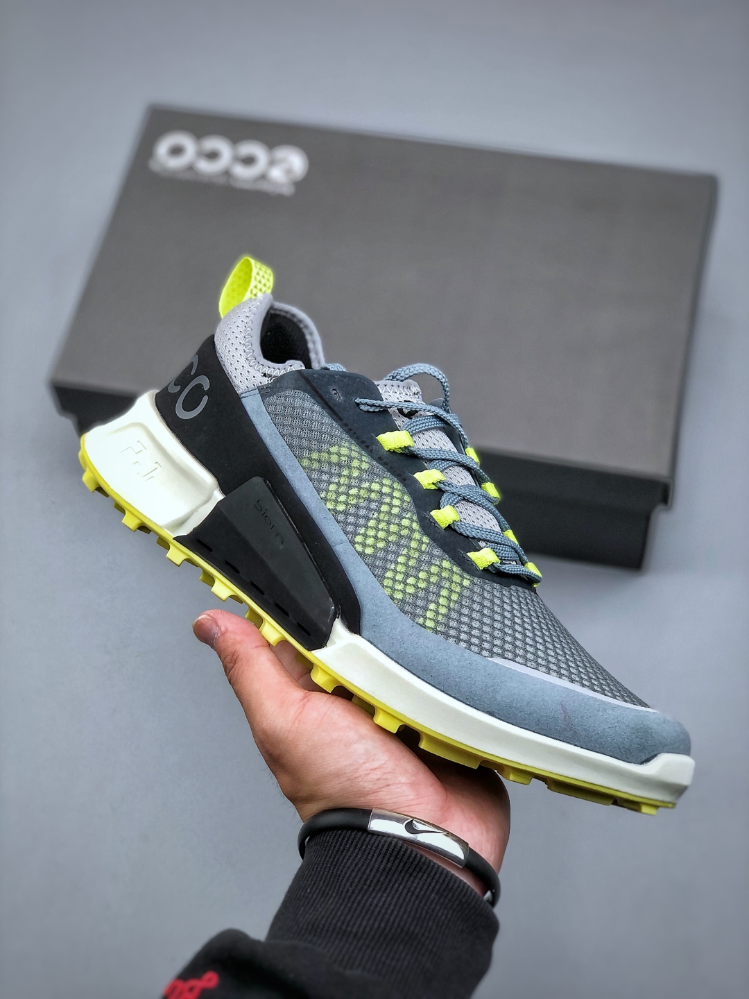 Ecco BIOM C Trail Running Shoes Grey