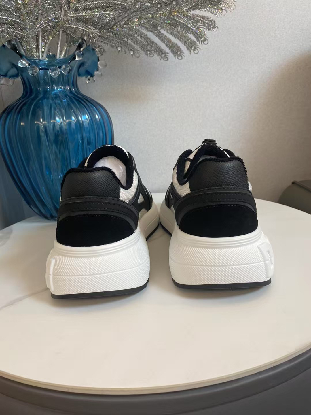 Dolce & Gabbana Mesh Sneakers Black/White