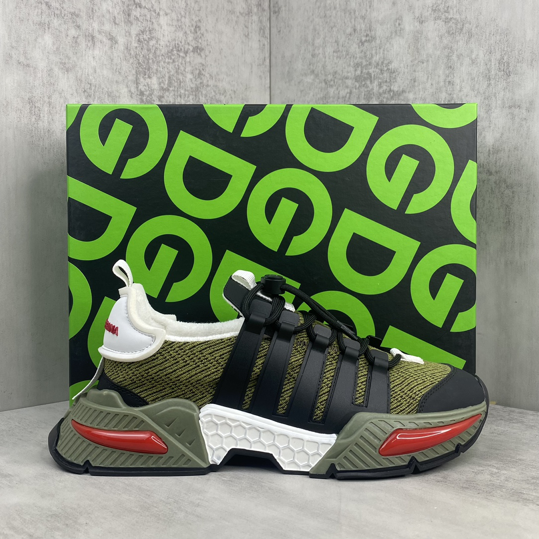 Dolce & Gabbana DG Chunky Dad Sneakers Green