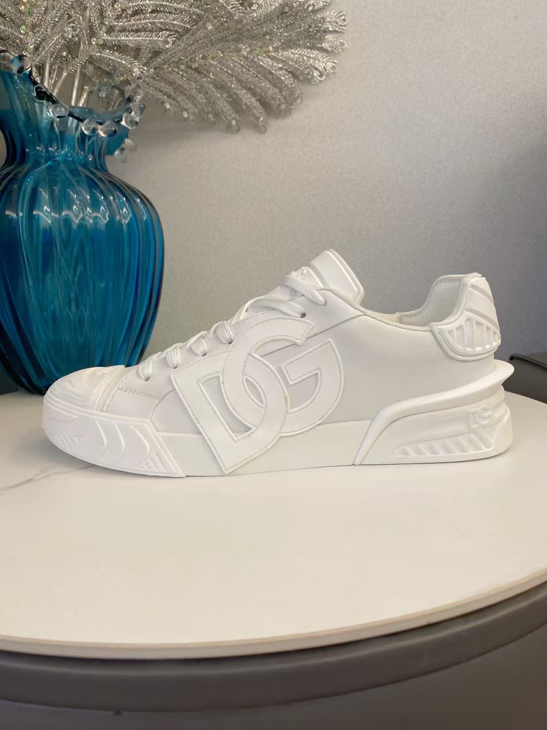 Dolce & Gabbana DG Logo Low-Top Sneakers White