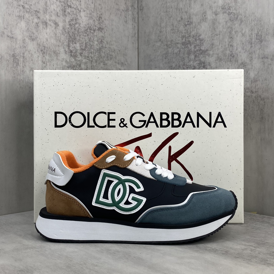 Dolce & Gabbana DG Logo Dad Sneakers Multicolor