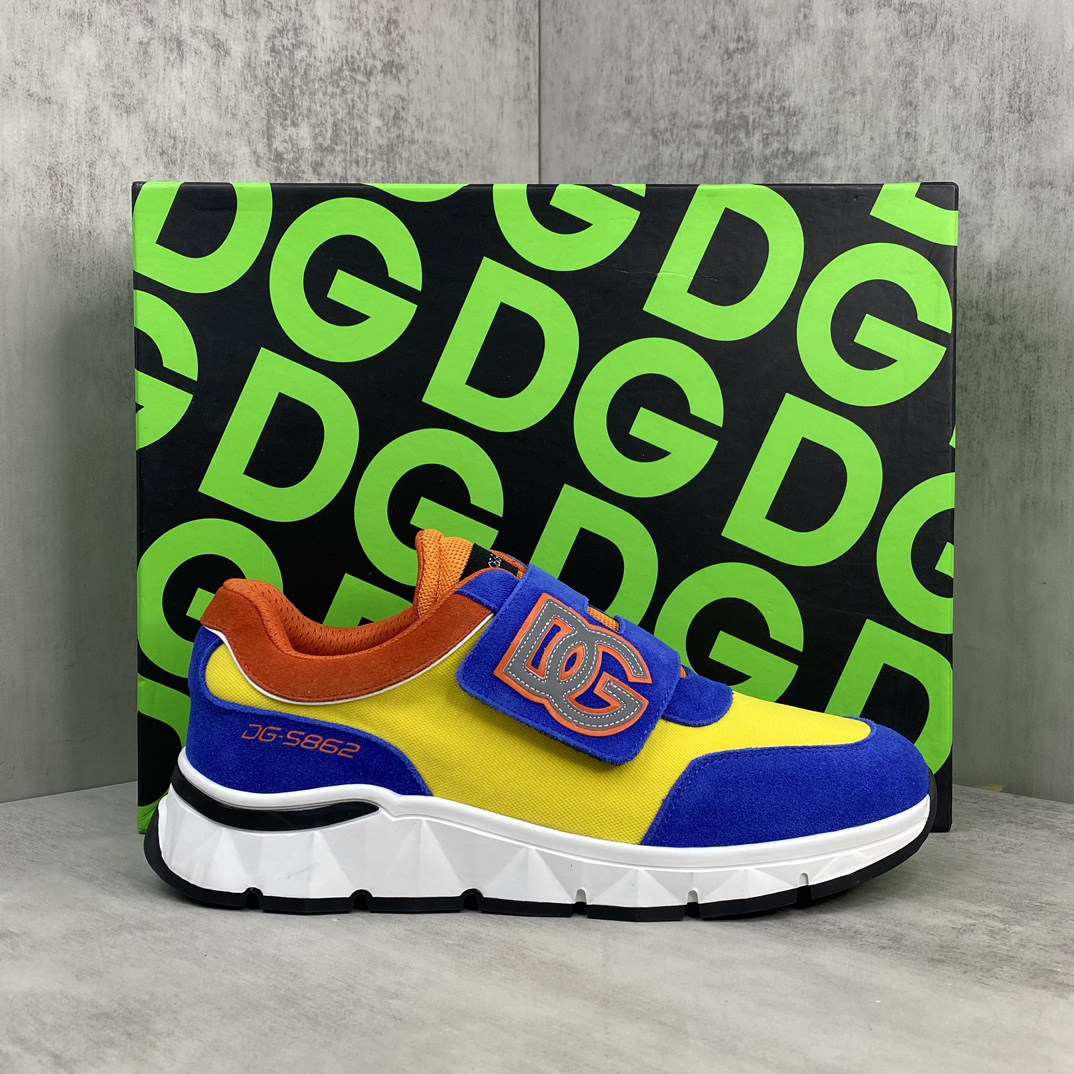 Dolce & Gabbana Daymaster Sneakers Blue/Yellow/Orange