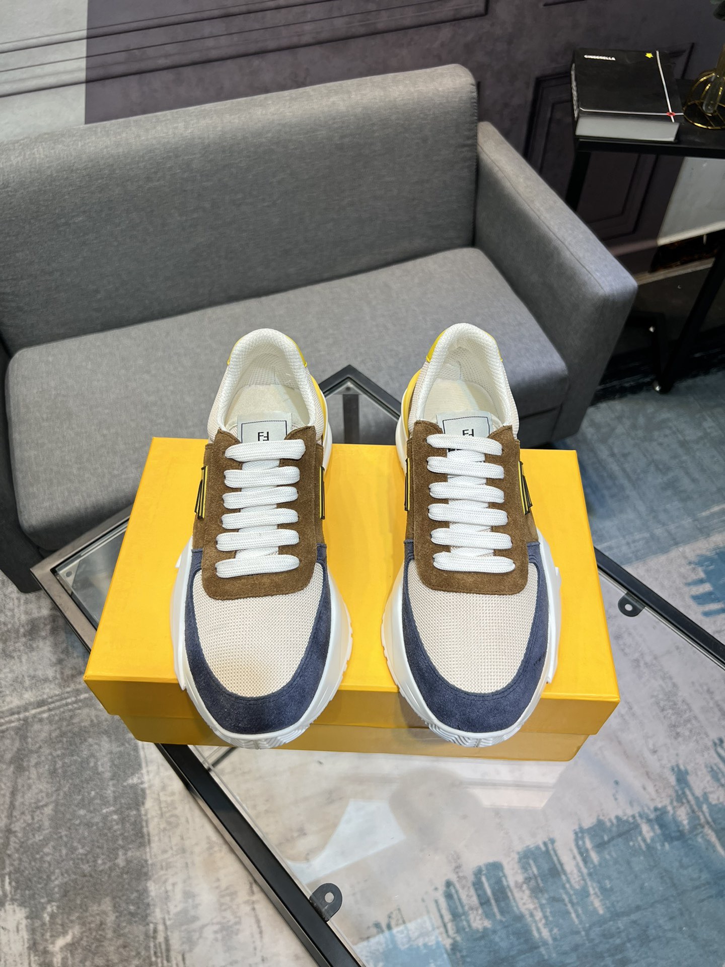 Fendi Chunky Casual Sneakers Multi