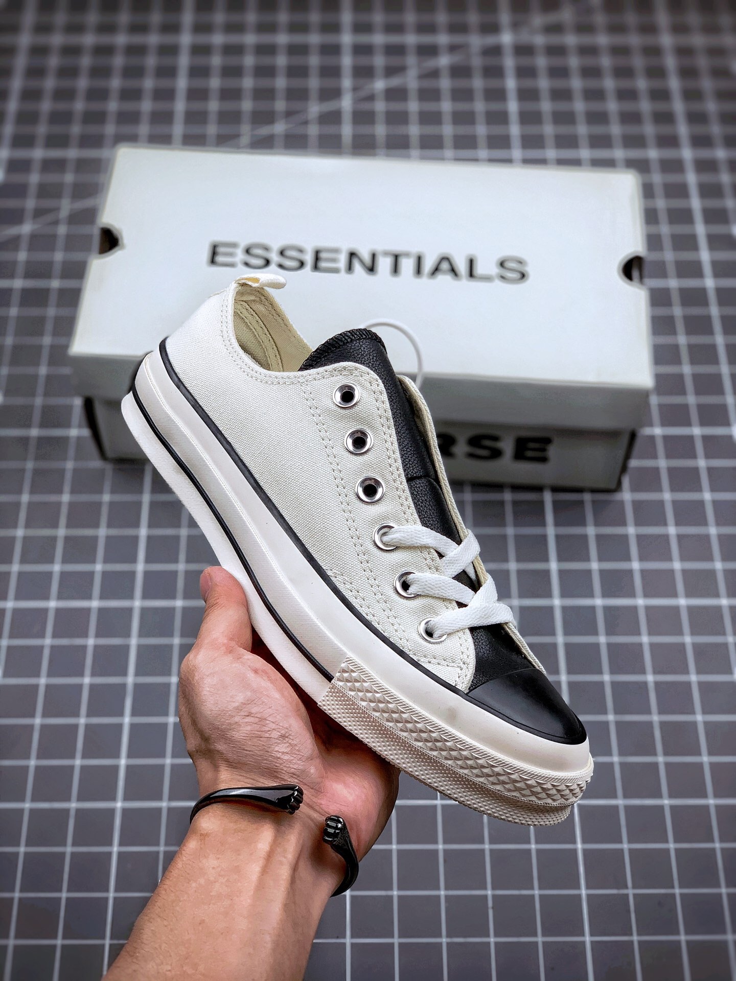 Essentials x Converse 70s Low White/Black