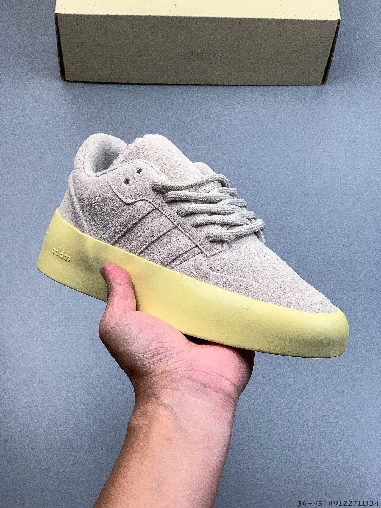 Adidas Fear of God Forum 86 Low Grey Yellow