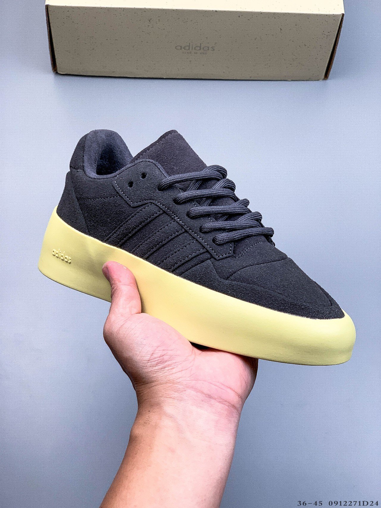 Adidas Forum 86 Low Lifted Sneaker Black/Yellow