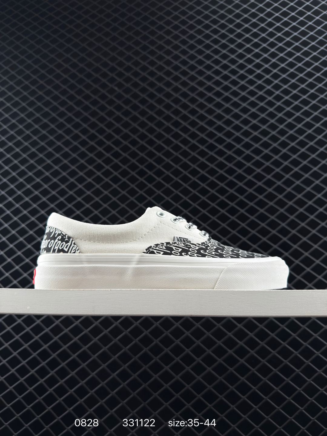 Fear of God x Vans Era 95 Reissue Platform Sneakers Black White