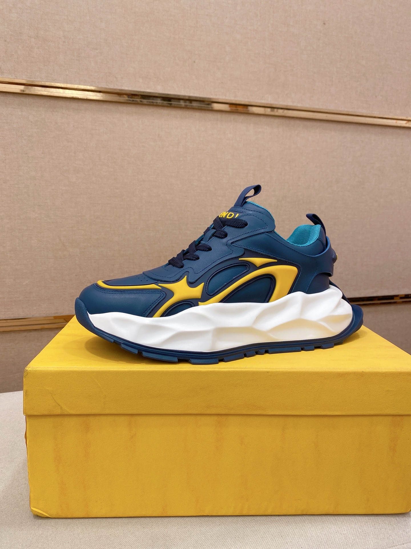 Fendi Flow Chunky Sneakers Blue