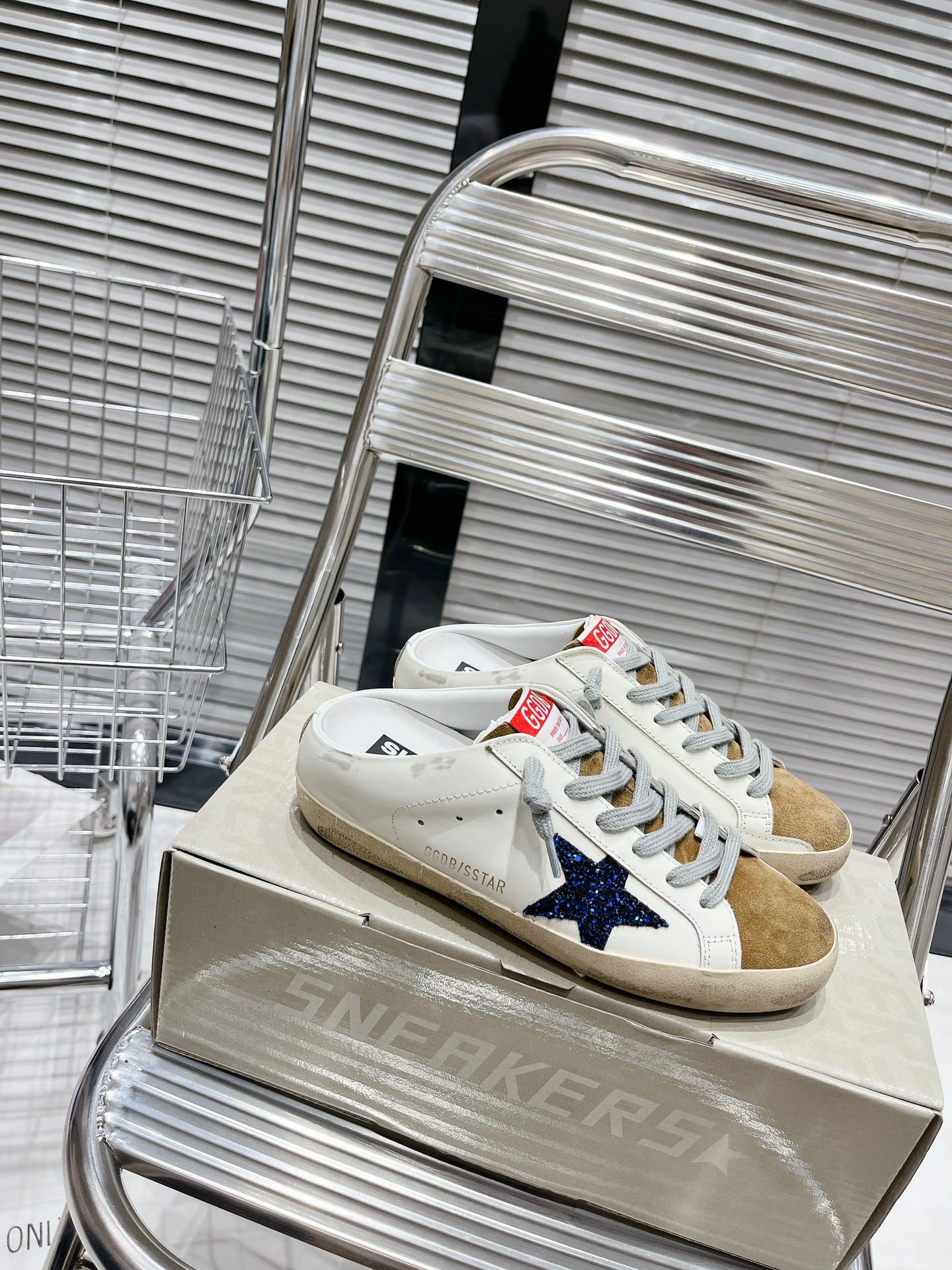 Golden Goose Superstar Sabot Sneakers White