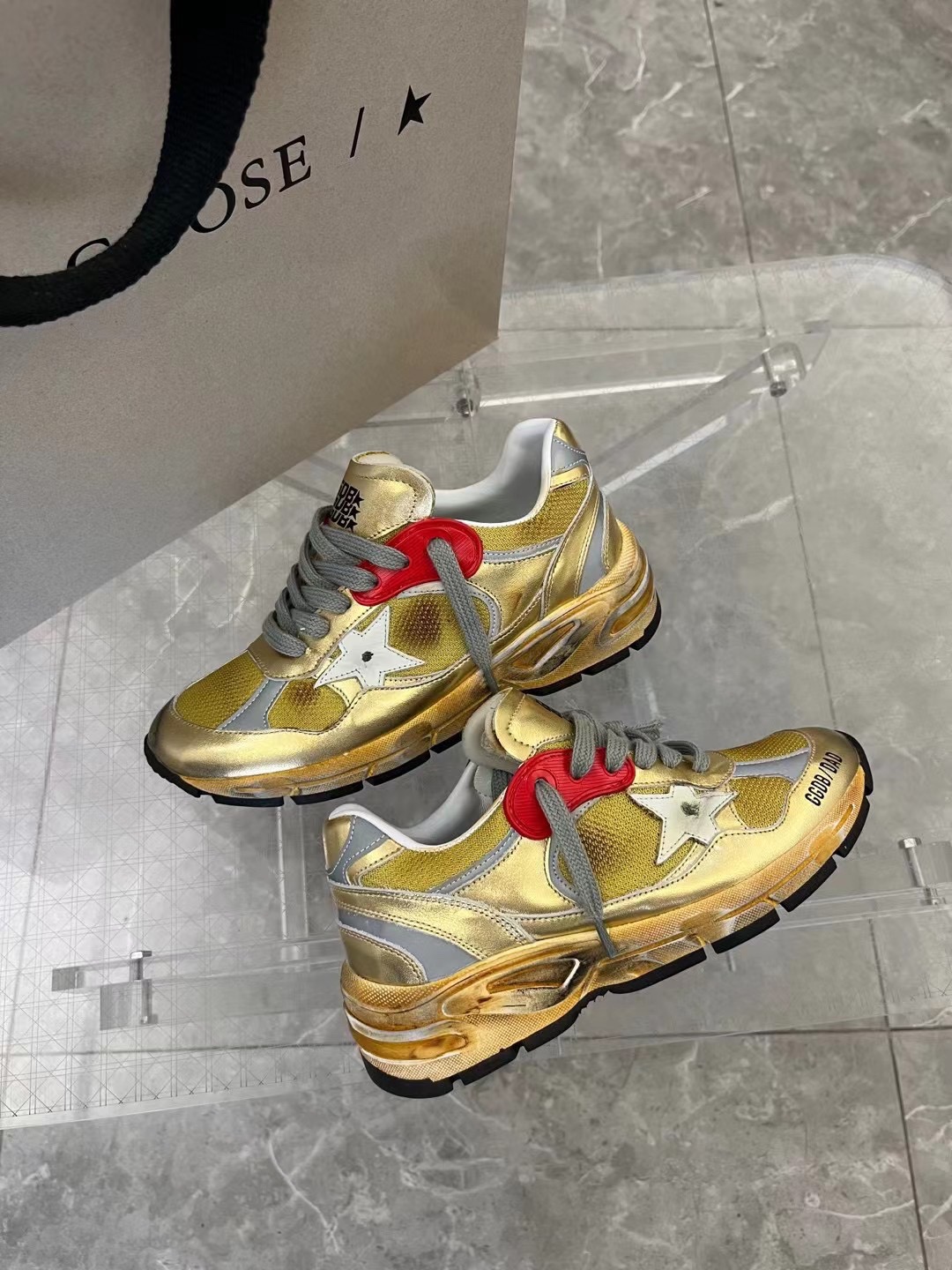 Golden Goose Ball Star Sneaker Gold