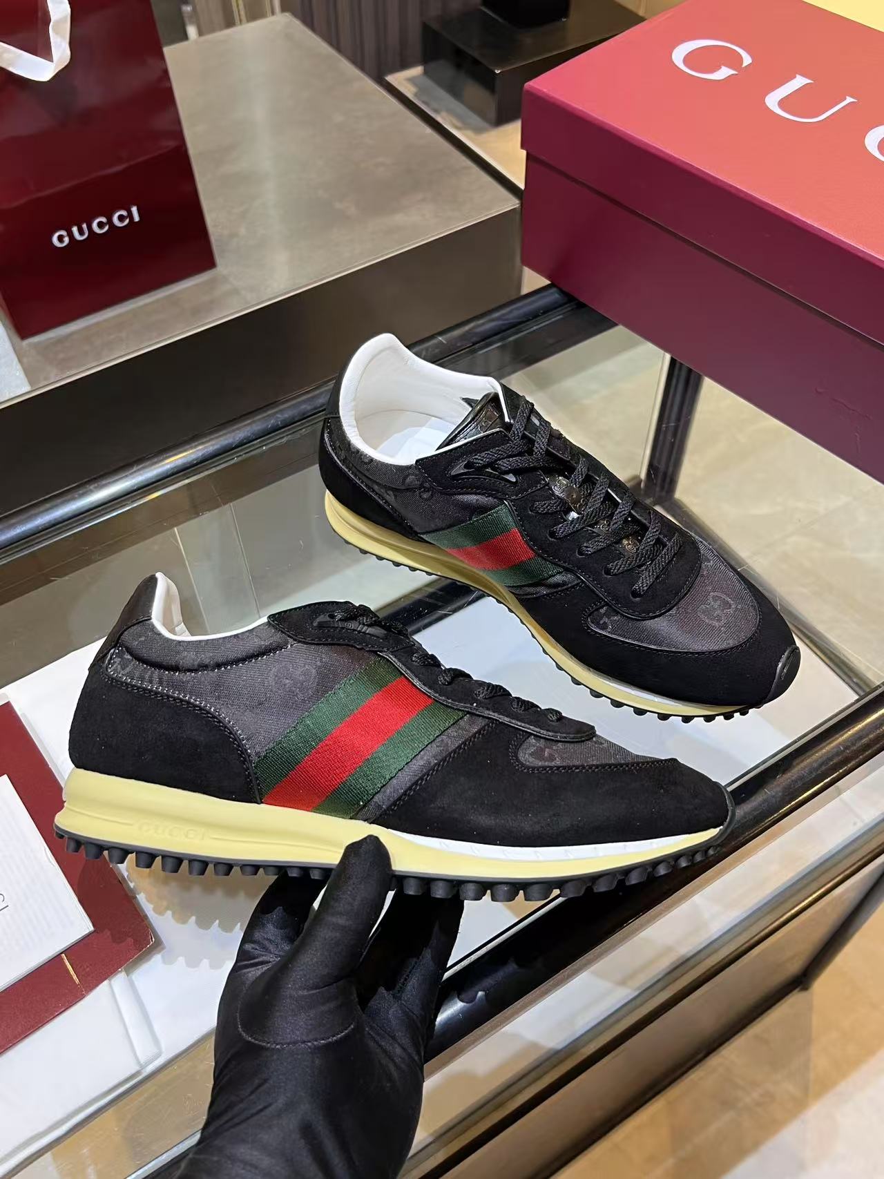 Gucci Re-Motion Platform Sneakers Black