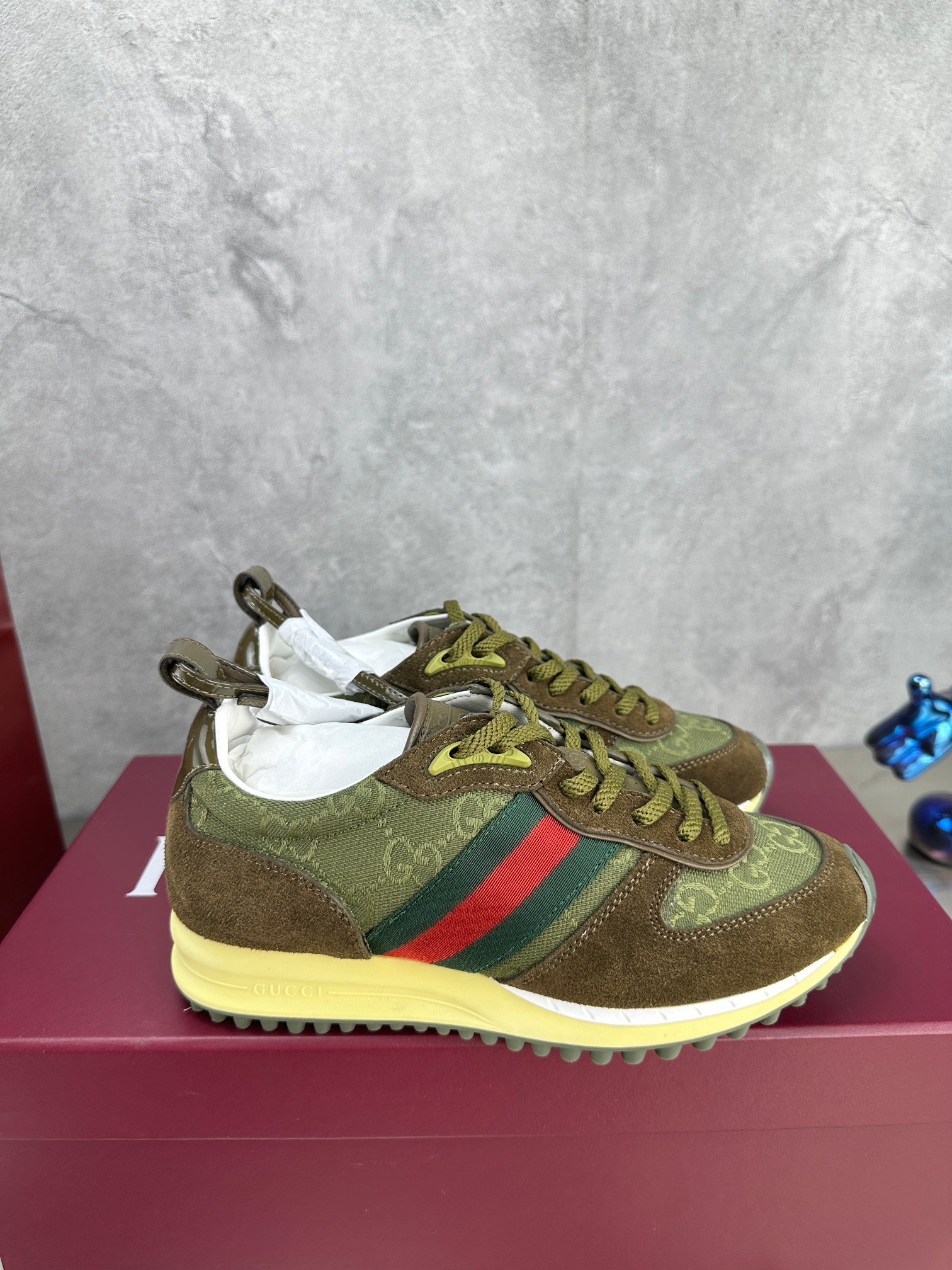 Gucci Re-Motion Platform Sneakers Green