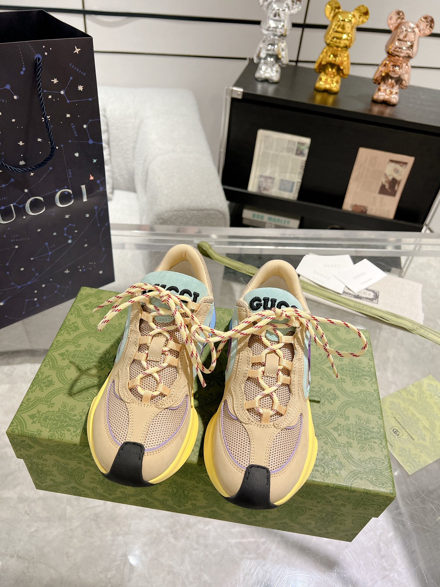 Gucci Run Chunky Sneakers Multicolor