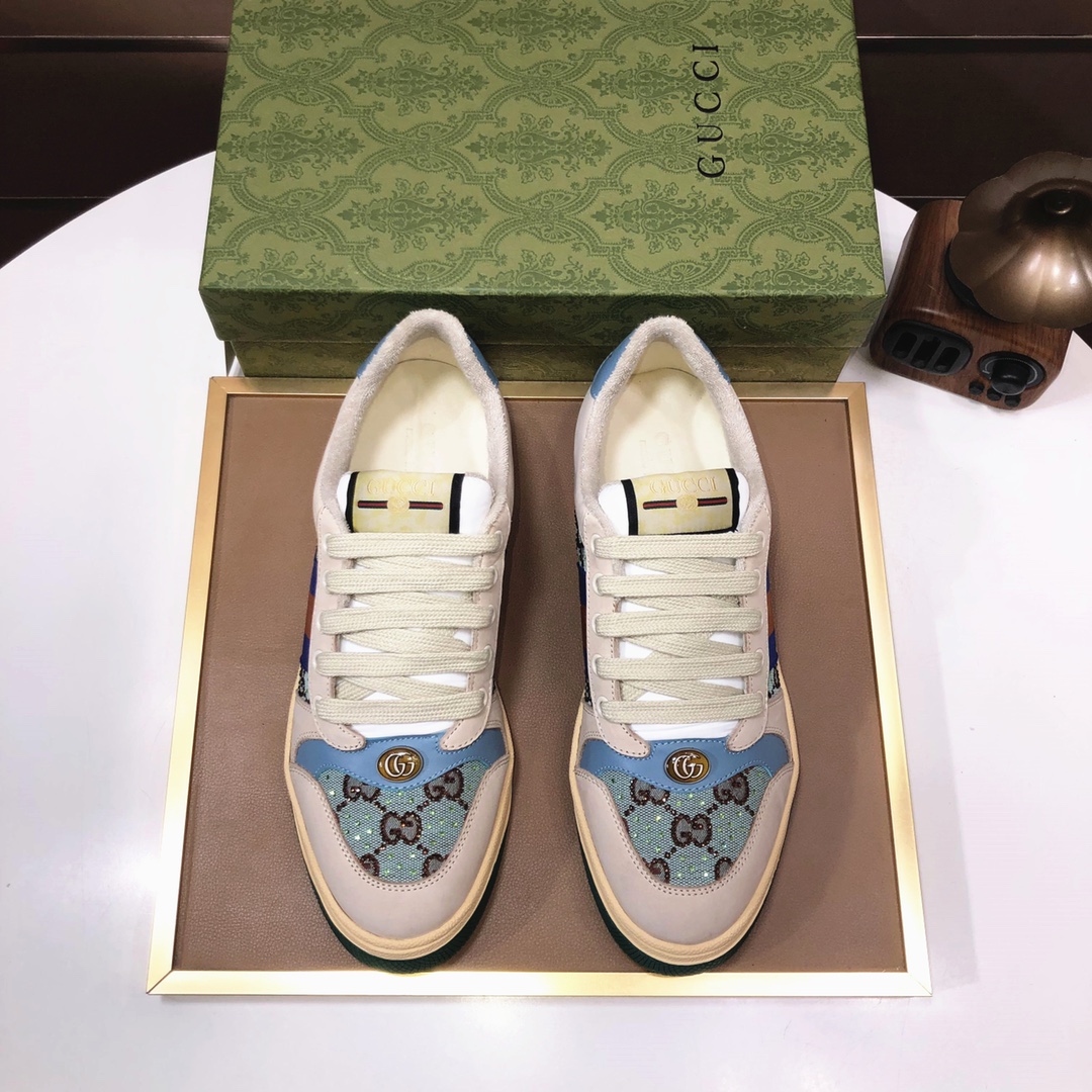 Gucci GG Canvas Low-Top Sneakers Multi-Color