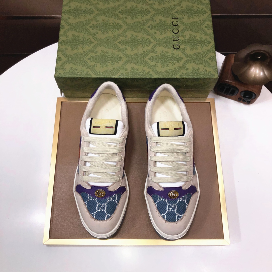 Gucci GG Canvas Low-Top Sneakers Multicolor