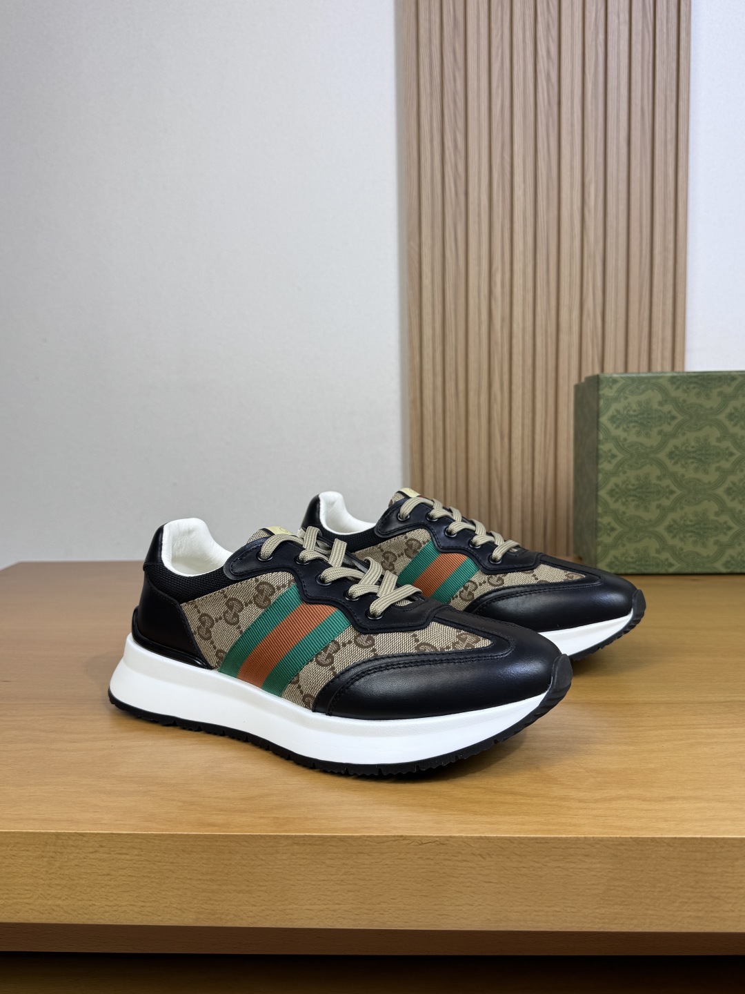 Gucci GG Web Stripe Runner Sneakers Multi