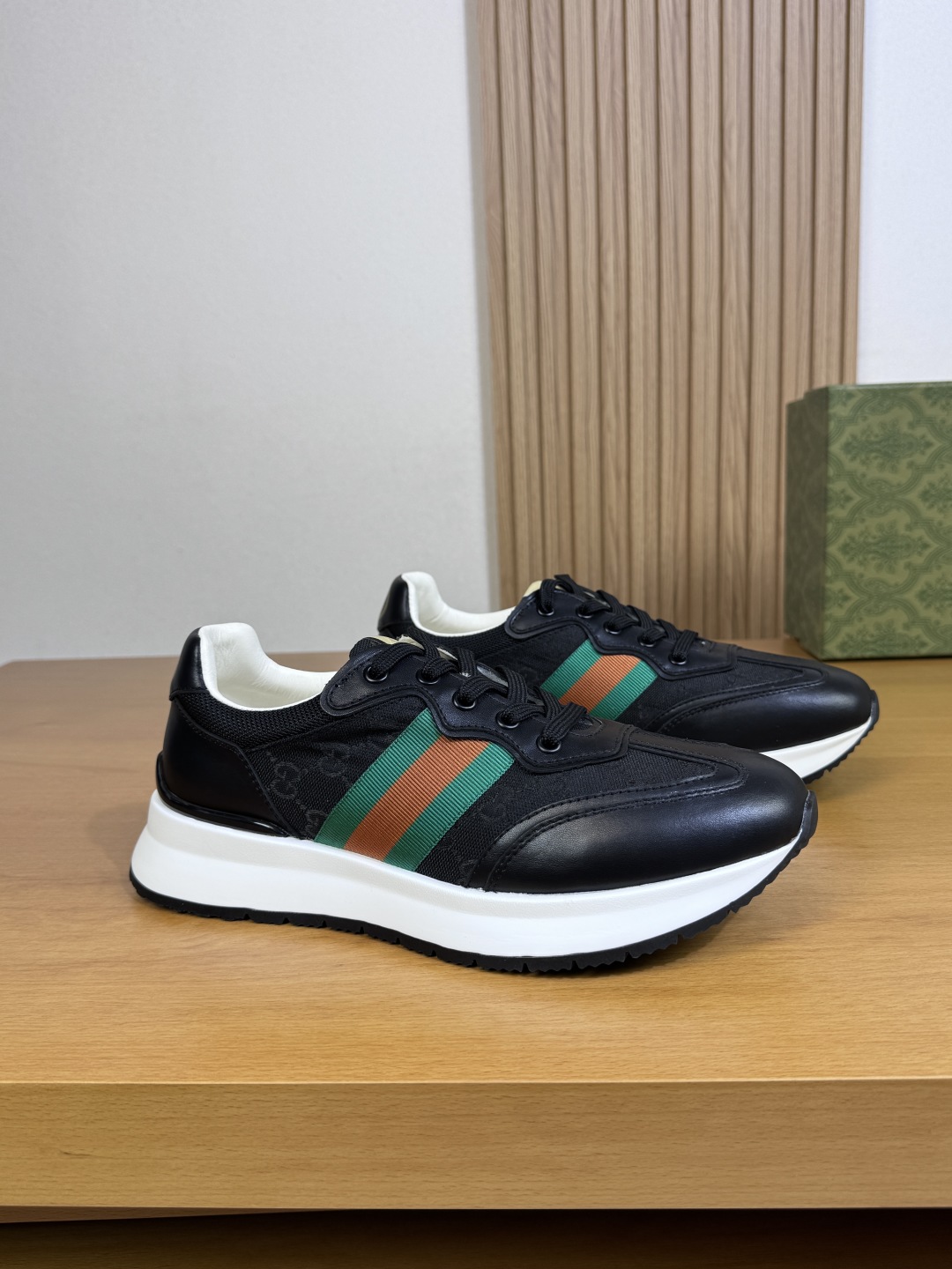 Gucci Web Stripe Sneaker Black