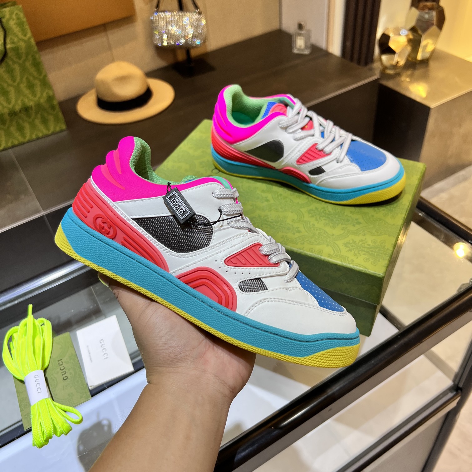 Gucci 2022 Low-Top Sneakers Multicolor
