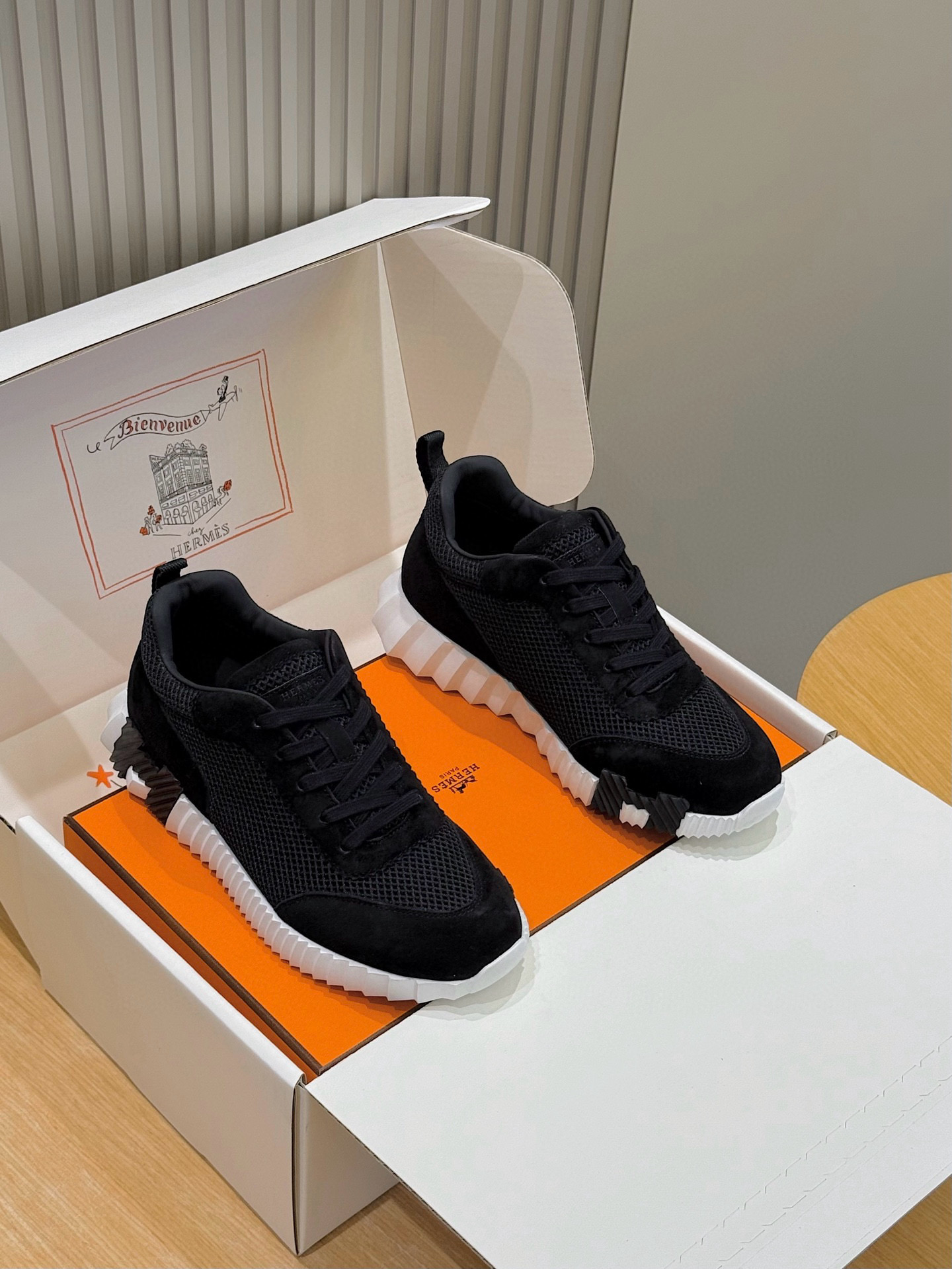 Hermes Bouncing Sneakers Black
