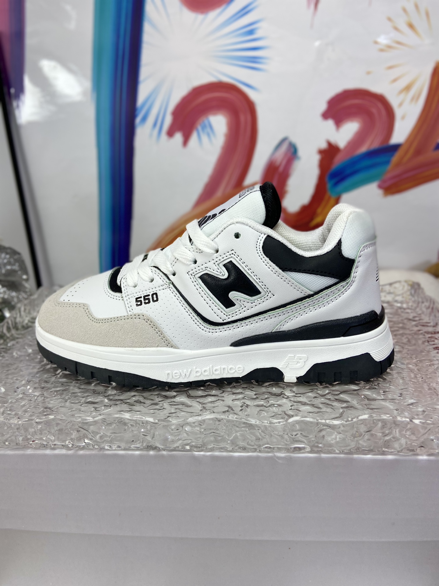 New Balance 550 Retro Sneakers White/Black