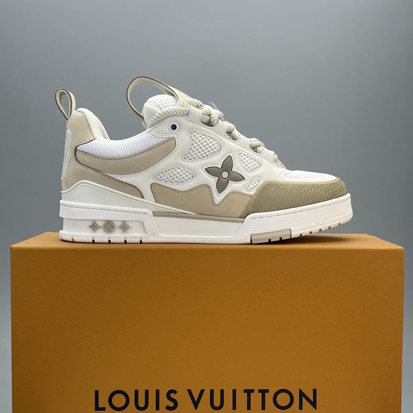 Louis Vuitton LV Trainer Sneaker Beige