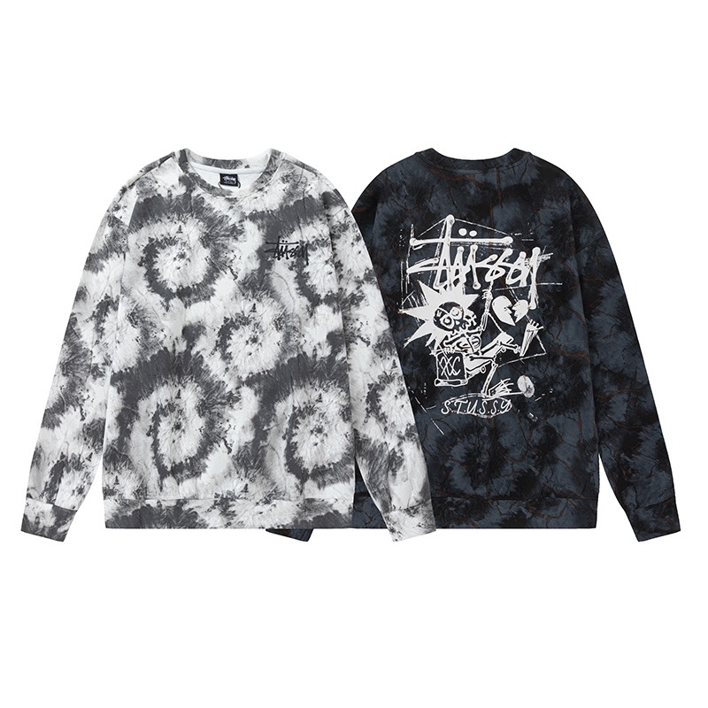 Stussy Skull Logo Crewneck Multi