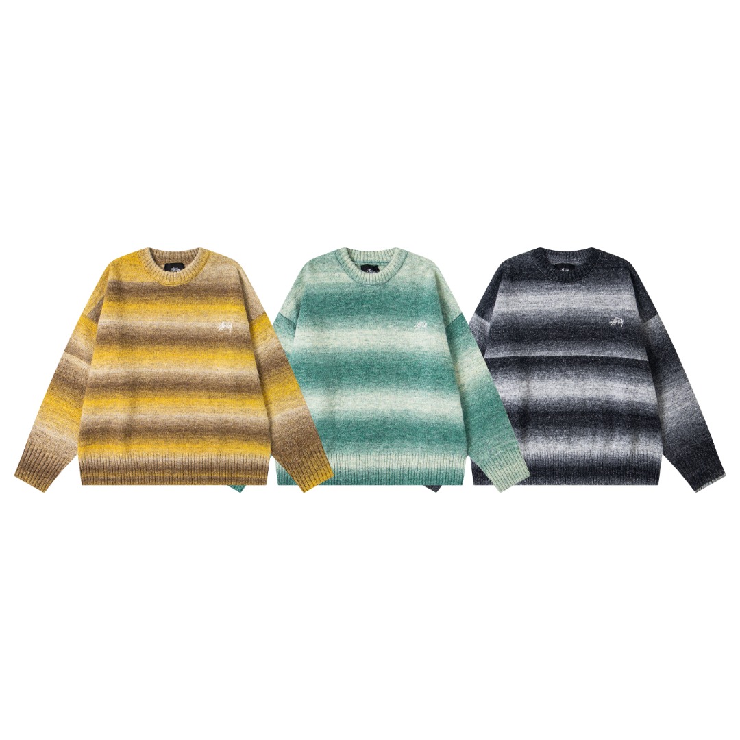 Stussy Gradient Knit Sweater Multicolor
