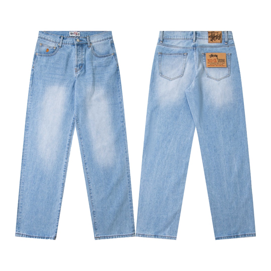 Stussy SS25 Big Ol' Jeans Light Blue
