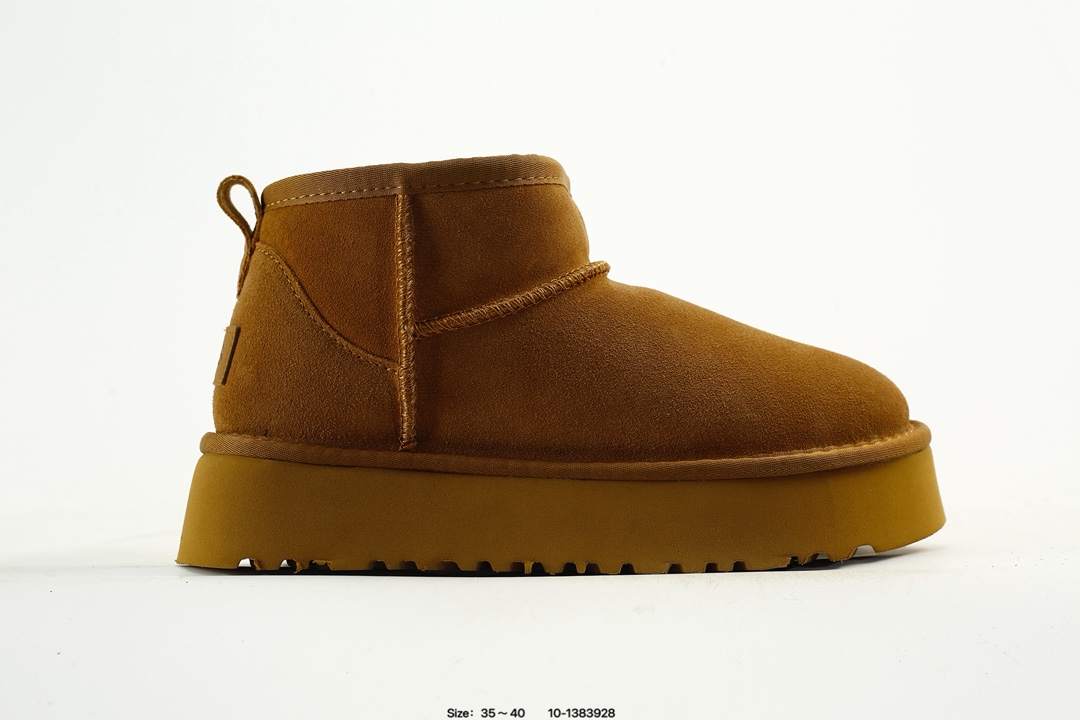 UGG Platform Mini Snow Boots Chestnut