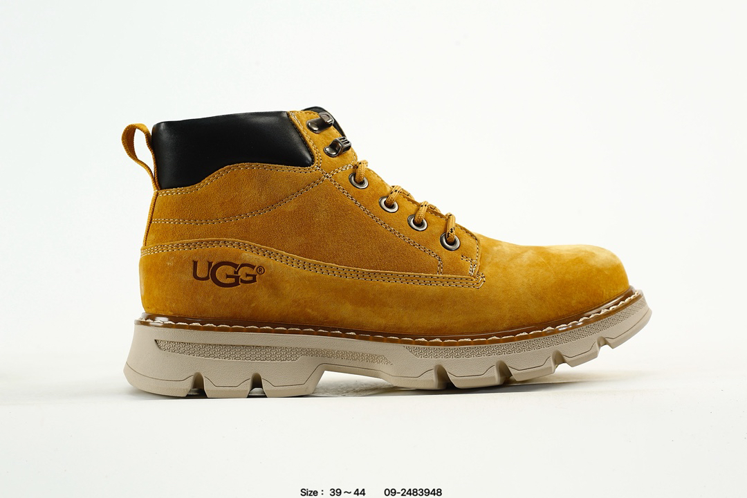 UGG Suede Platform Winter Boots Chestnut