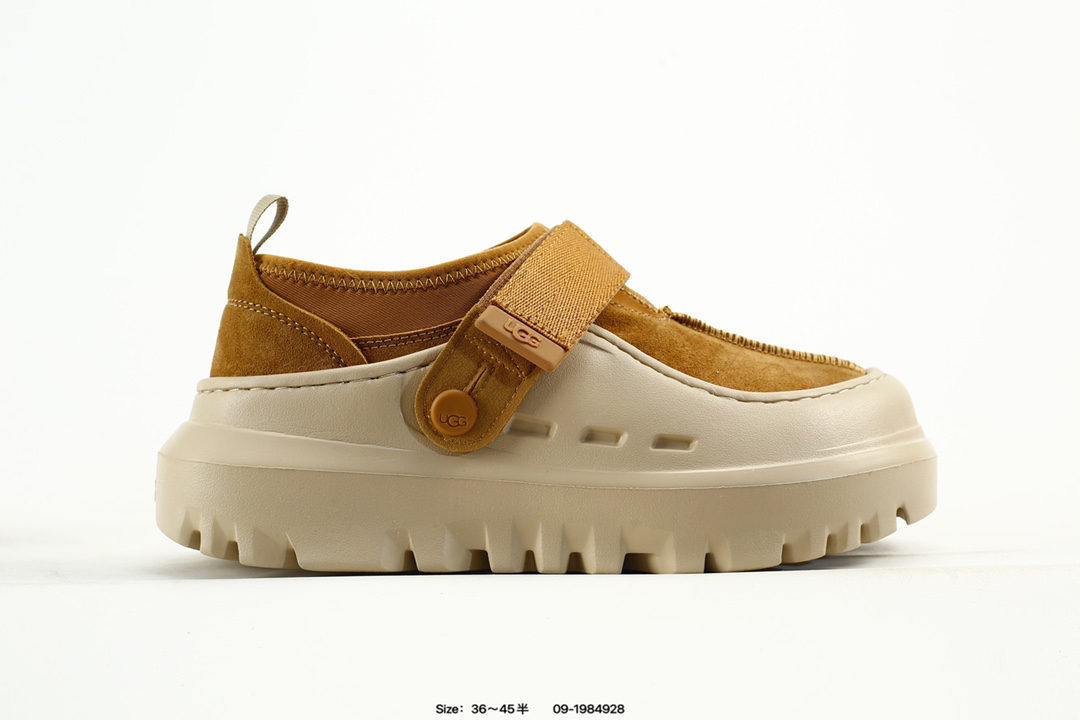 UGG Low-Cut Platform Slippers Chestnut