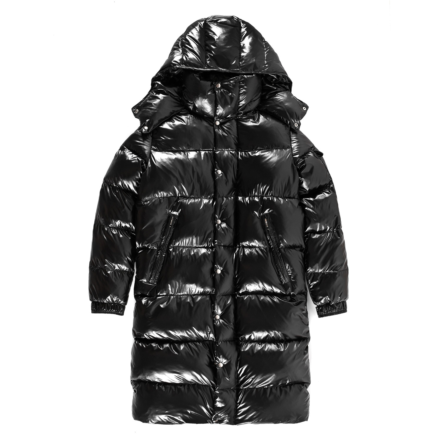Moncler Hanoverian Hooded Down Coat Black