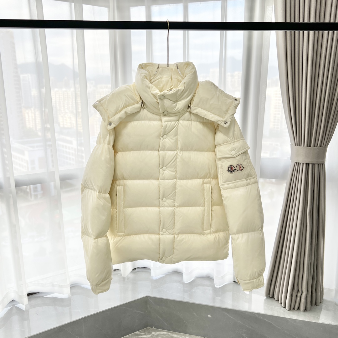 Moncler Maya 70th Down Jacket Cream
